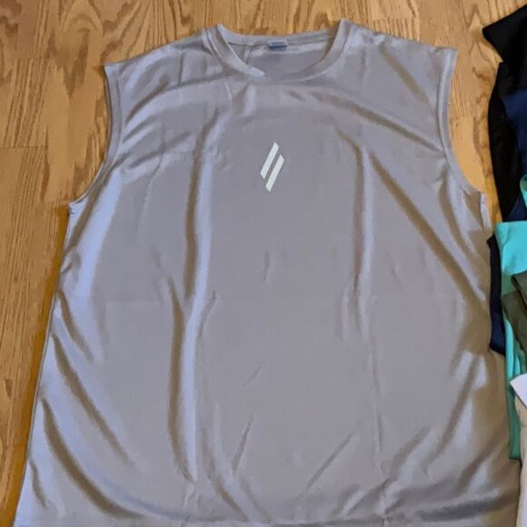 Lot of 6 NWOT MENS tanks tops in XXL in various colors LOT 1 - Picture 3 of 13